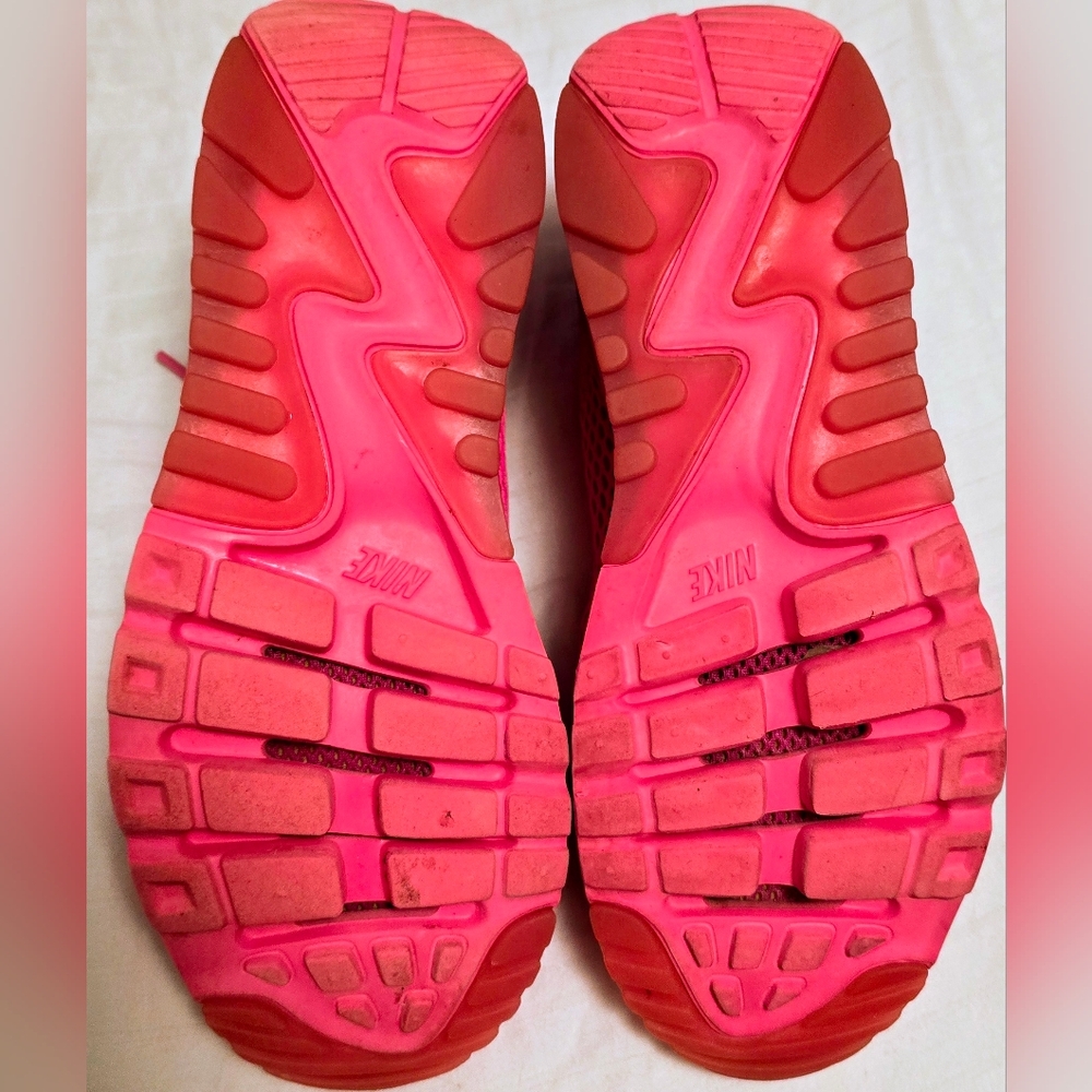 Nike Air Max 90 Ultra Breathe Pink Blast Running Shoes Women's 7.5 Sneakers - Picture 7 of 8